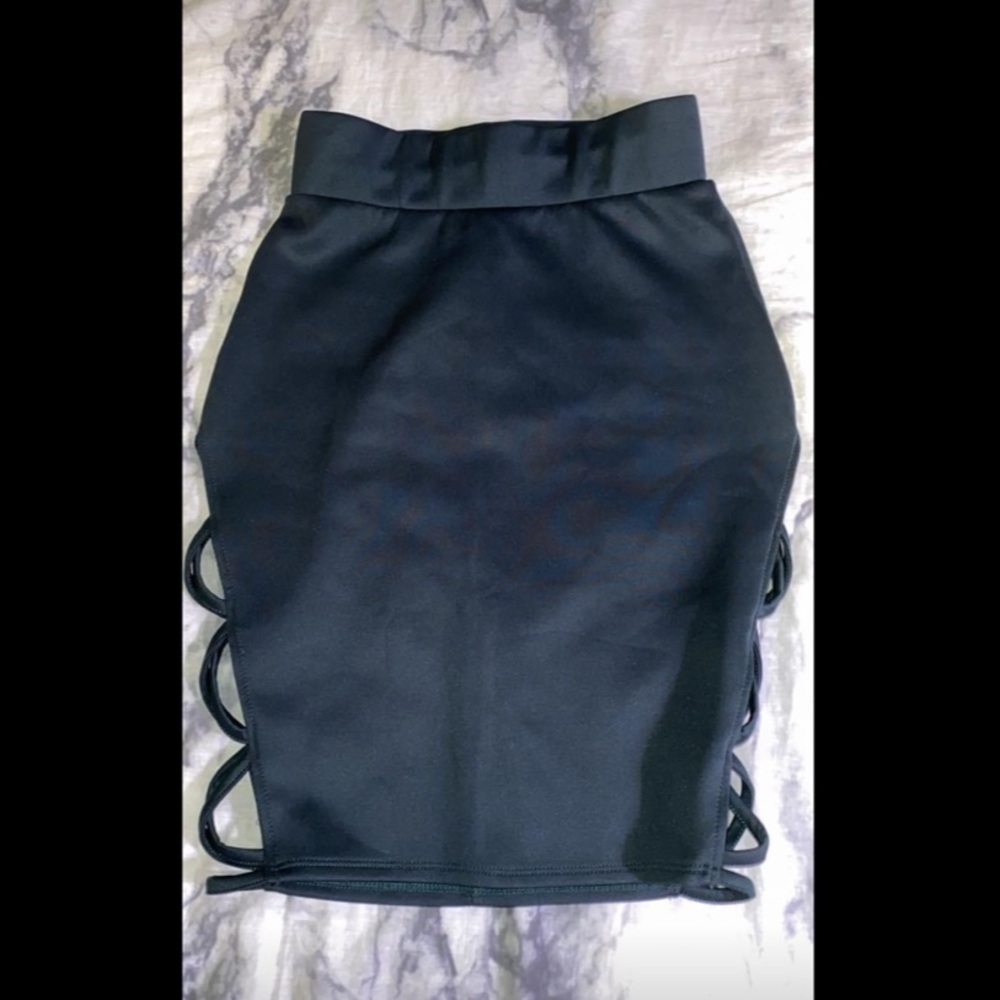 Dark green skirt